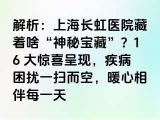 解析：上海长虹医院藏着啥“神秘宝藏”？16 大惊喜呈现，疾病困扰一扫而空，暖心相伴每一天